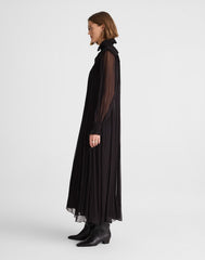 Alexa Chung for Madewell Joan Overlay Dress JET BLACK