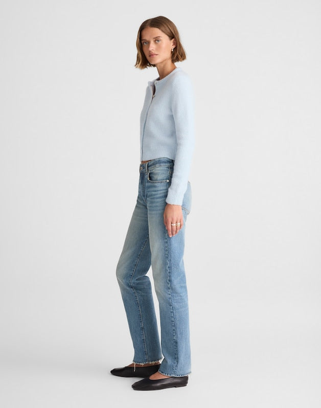 Alexa Chung for Madewell Franny Straight Jean in Oakwick Wash OAKWICK WASH