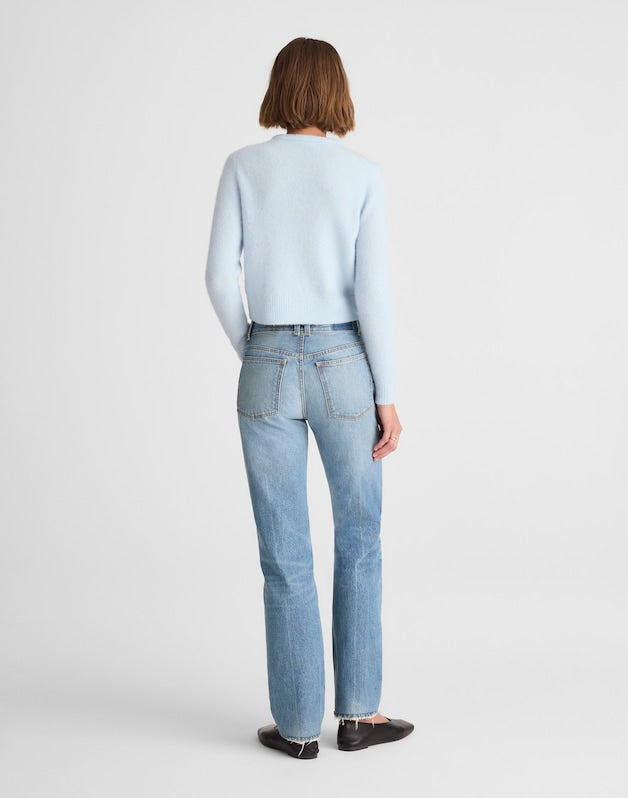 Alexa Chung for Madewell Franny Straight Jean in Oakwick Wash OAKWICK WASH