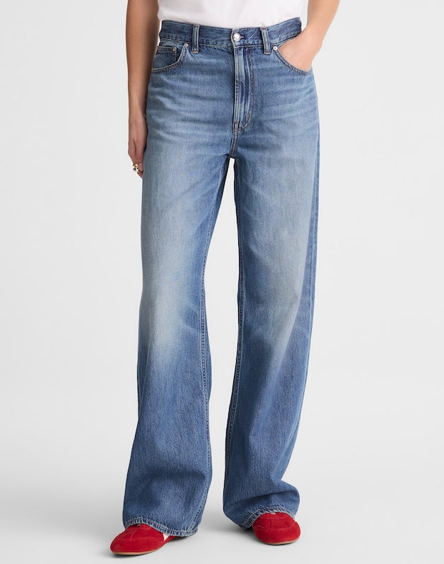 Petite Low-Slung Baggy Jeans in Airy Denim PICKETT WASH