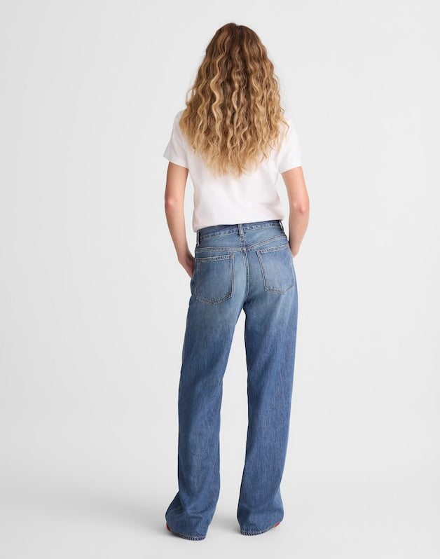 Petite Low-Slung Baggy Jeans in Airy Denim PICKETT WASH