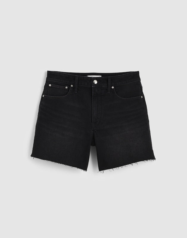 The Curvy Perfect Vintage Mid-Length Jean Short CATALANI WASH
