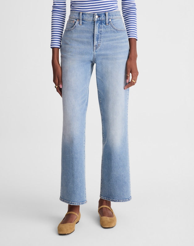 The Petite Perfect Vintage Wide-Leg Crop Jean RAEBROOK WASH