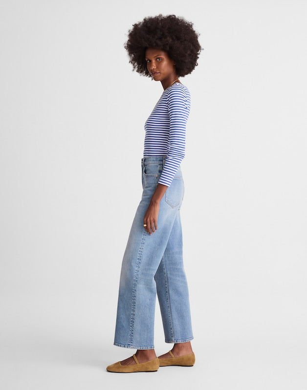 The Perfect Vintage Wide-Leg Crop Jean RAEBROOK WASH