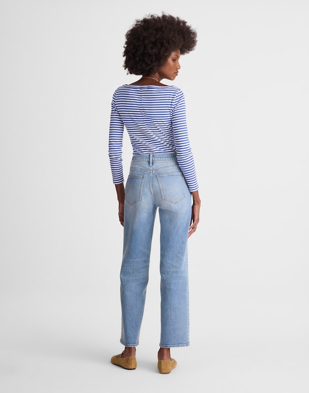 The Short Perfect Vintage Wide-Leg Crop Jean RAEBROOK WASH
