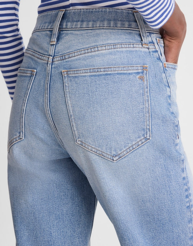 The Petite Perfect Vintage Wide-Leg Crop Jean RAEBROOK WASH
