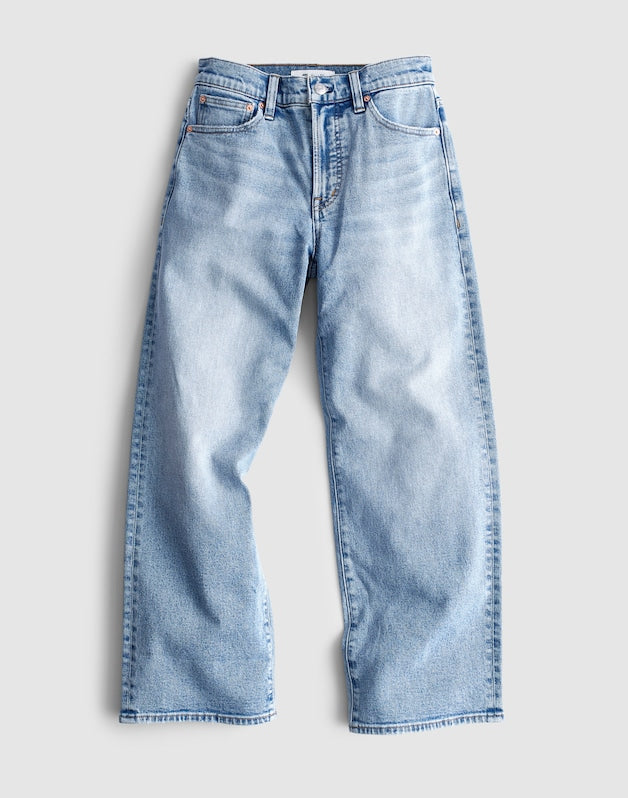 The Short Perfect Vintage Wide-Leg Crop Jean RAEBROOK WASH