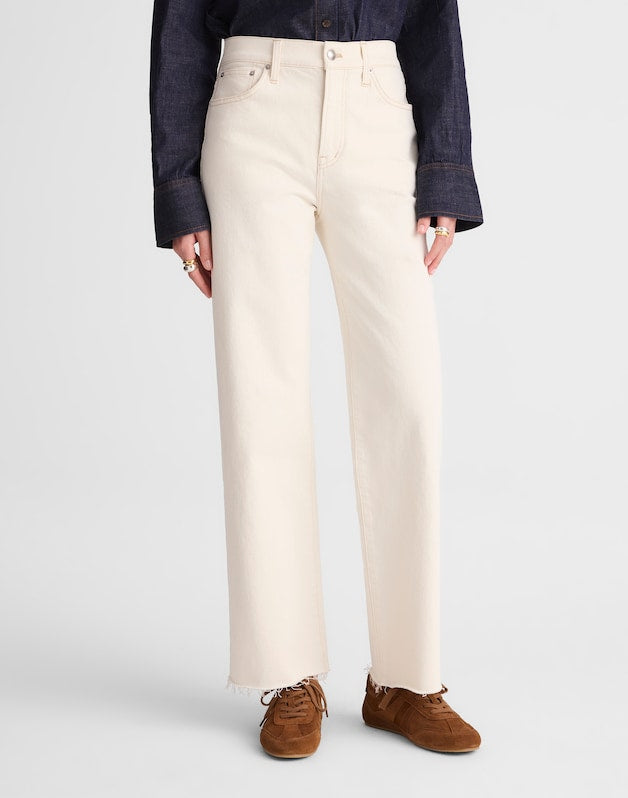 The Petite Perfect Vintage Wide-Leg Crop Jean in Vintage Canvas VINTAGE CANVAS