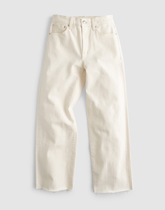 The Short Perfect Vintage Wide-Leg Crop Jean in Vintage Canvas VINTAGE CANVAS
