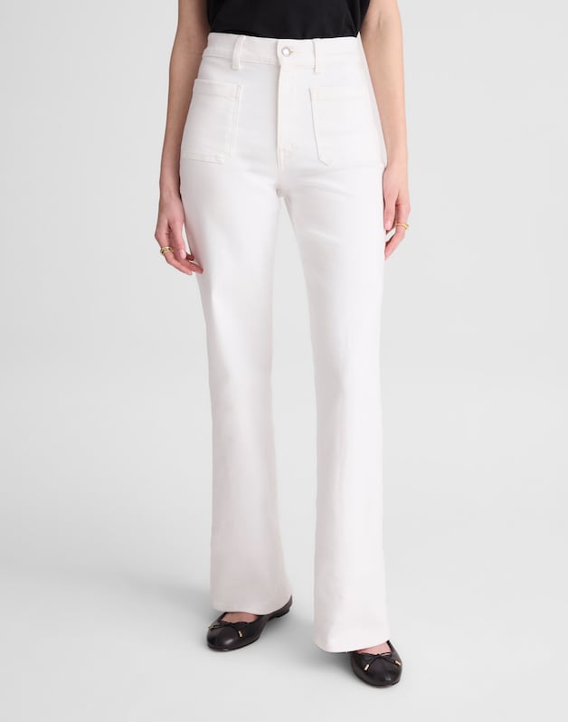The Tall Emmy Wide-Leg Jean in Tile White TILE WHITE