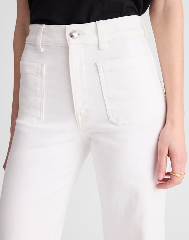 The Emmy Wide-Leg Jean in Tile White TILE WHITE