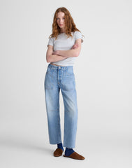 The Darted Utility Barrel-Leg Jean in Faded Horizon FADED HORIZON WASH