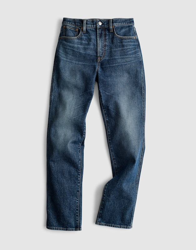 The Tall Longline Straight Jean MIDNIGHT WATERS WASH