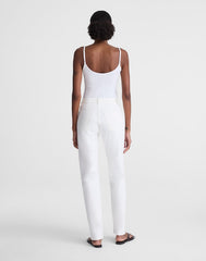 The Longline Straight Jean in Tile White TILE WHITE
