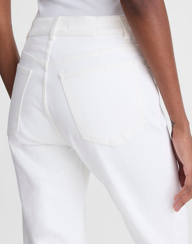 The Longline Straight Jean in Tile White TILE WHITE