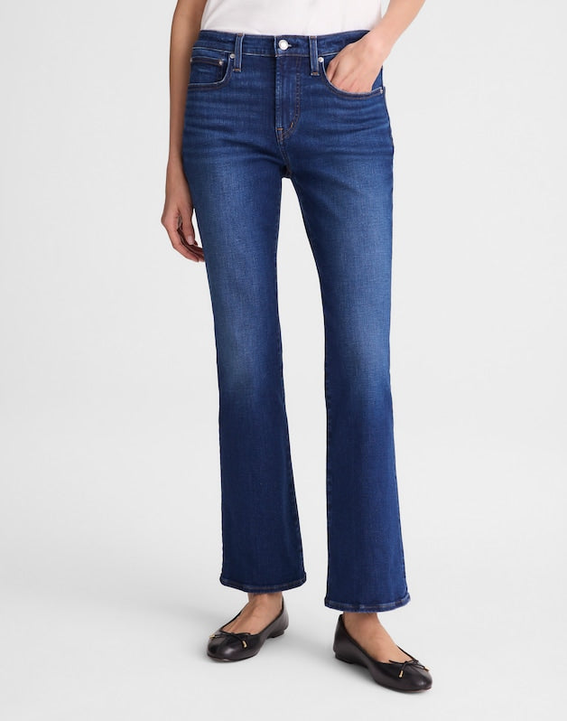 The Tall Flare Crop Jean in Super Stretch Denim OSGOODE WASH