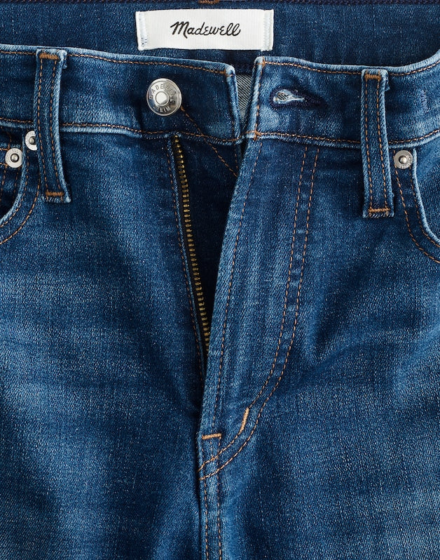 The Flare Crop Jean in Super Stretch Denim OSGOODE WASH