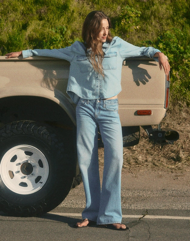 The Low-Rise Loose Jean in Midvale Wash MIDVALE WASH