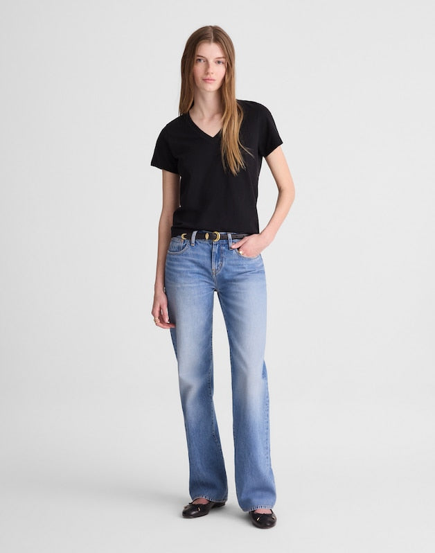 The Short Low-Rise Loose Jean in Midvale Wash MIDVALE WASH