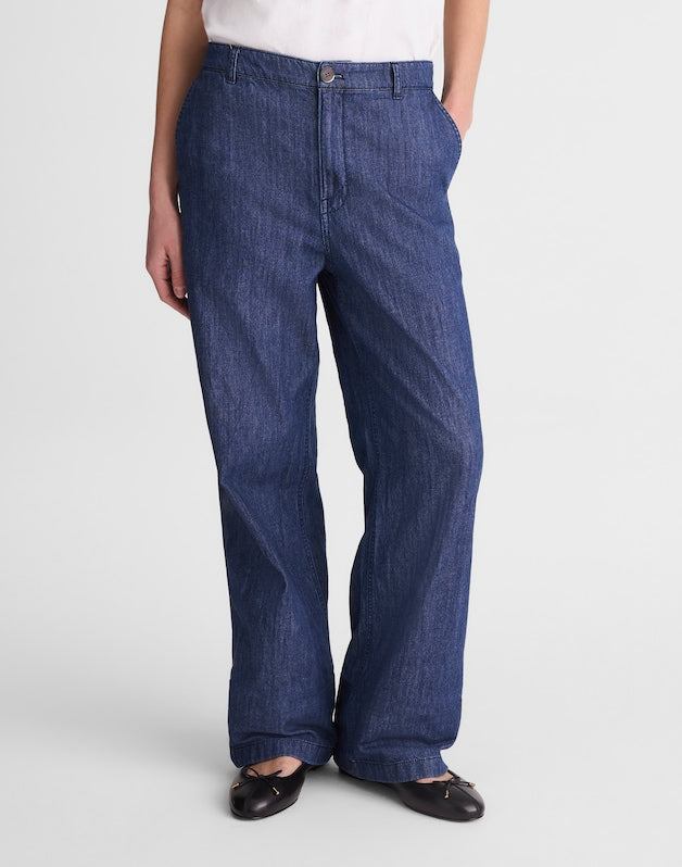 The Zoe Relaxed Straight Denim Pant LIGHT RINSE