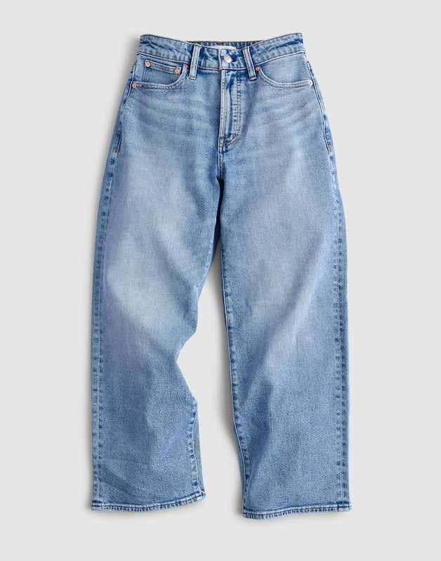 The Short Curvy Perfect Vintage Wide-Leg Crop Jean RAEBROOK WASH