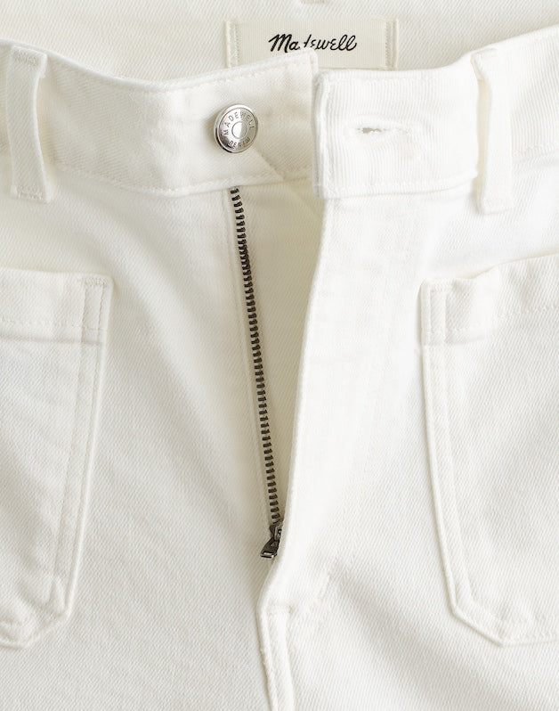The Curvy Emmy Wide-Leg Jean in Super Stretch Denim TILE WHITE