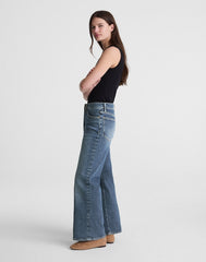 Short Circular Wide-Leg Jean SOFT INDIGO WASH