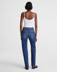 Tall Circular Longline Straight Jean STORM CLOUD WASH