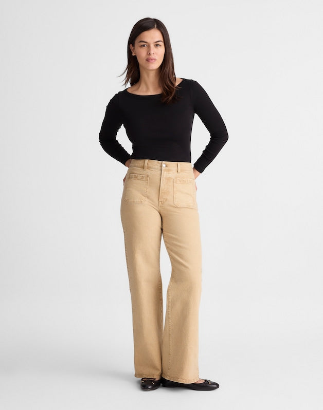 The Tall Emmy Wide-Leg Pant FAWN