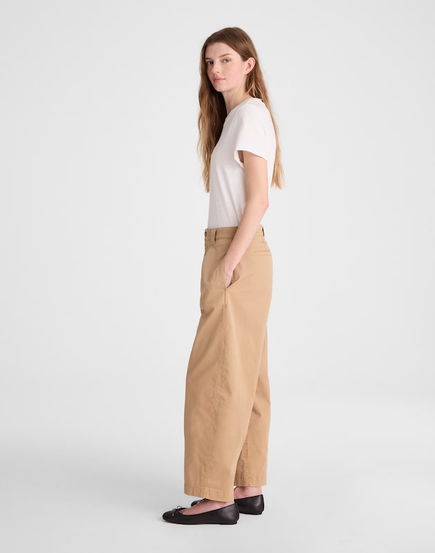 The Tall Barrel-Leg Chino Pant FAWN