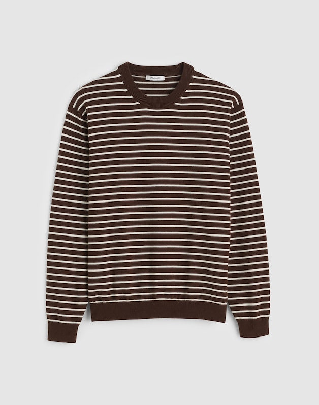 Crewneck Sweater in Everyday Cotton DARK MOCHA