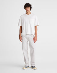 Boxy Pocket Tee in Weekend Slub SOFT WHITE