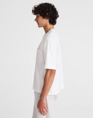 Boxy Pocket Tee in Weekend Slub SOFT WHITE