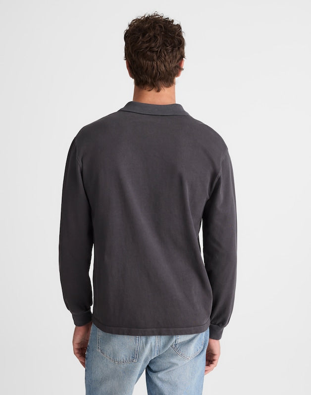 Compact-Knit Polo COAL