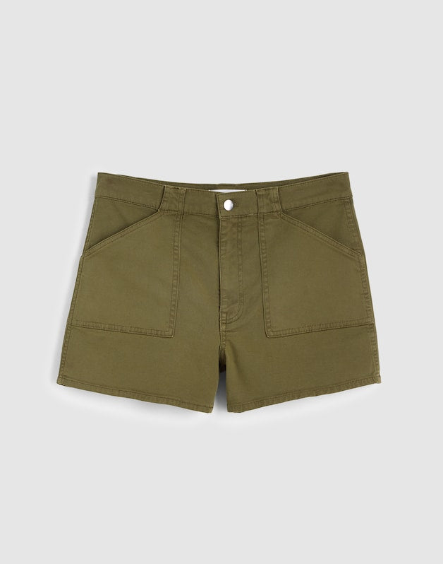 The Perfect Vintage Utility Short CHATEAU OLIVE