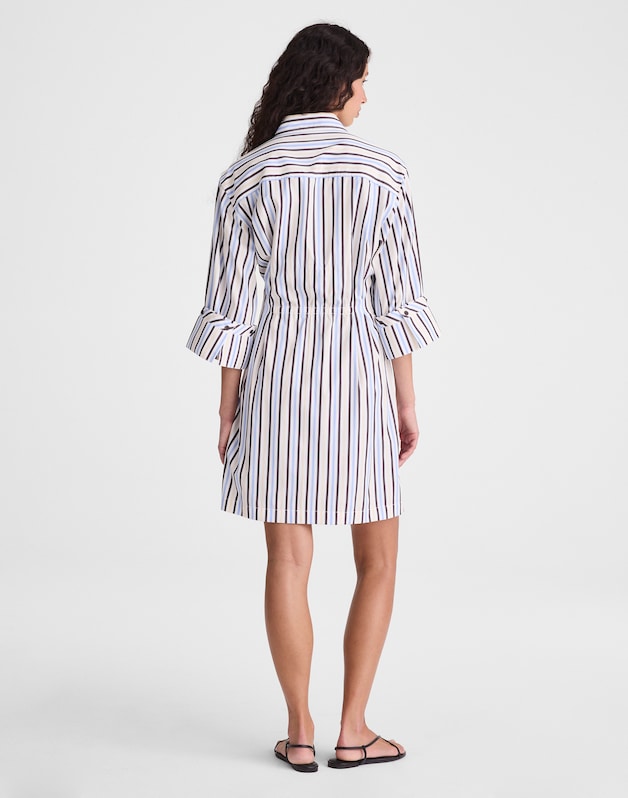 Tucked Mini Shirtdress BOARDWALK STRIPE