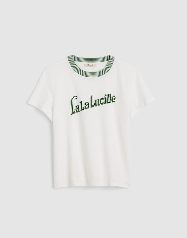 The Relaxed Tee in Vintage Jersey GARDEN GREEN