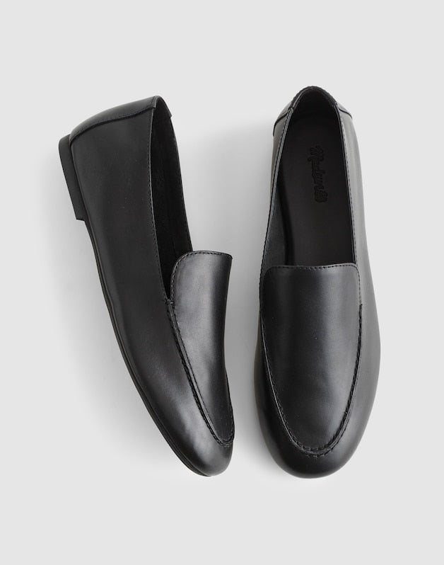 The Dolli Loafer in  Glove Leather TRUE BLACK