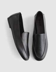 The Dolli Loafer in  Glove Leather TRUE BLACK