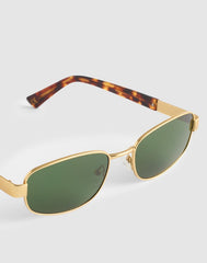 The Codi Rectangular Sunglasses VINTAGE GOLD