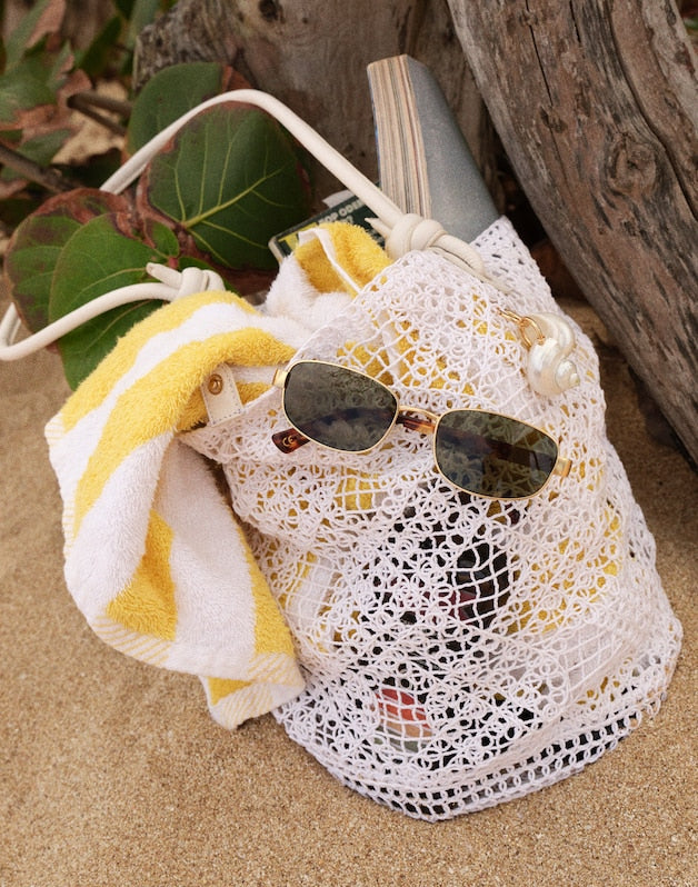 The Codi Rectangular Sunglasses VINTAGE GOLD
