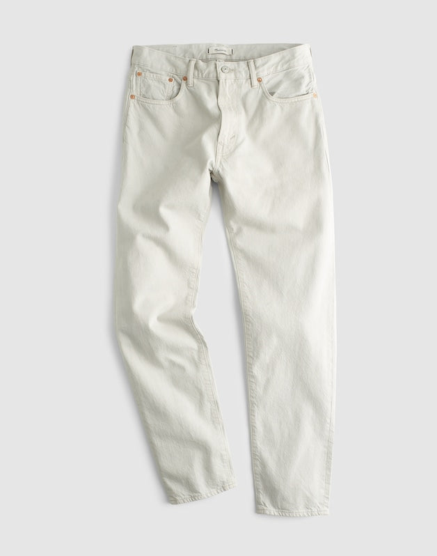 Relaxed Taper Jeans in Summerweight Denim ALUMINUM