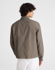 Zip Jacket in Cotton Twill CAPERS