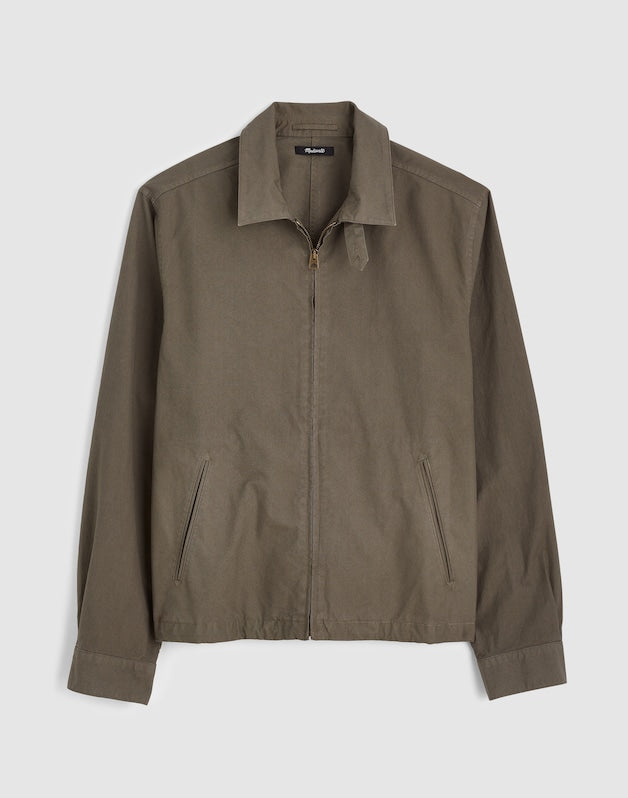 Zip Jacket in Cotton Twill CAPERS