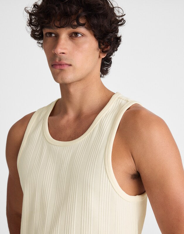 Textured Tank BRIGHT IVORY
