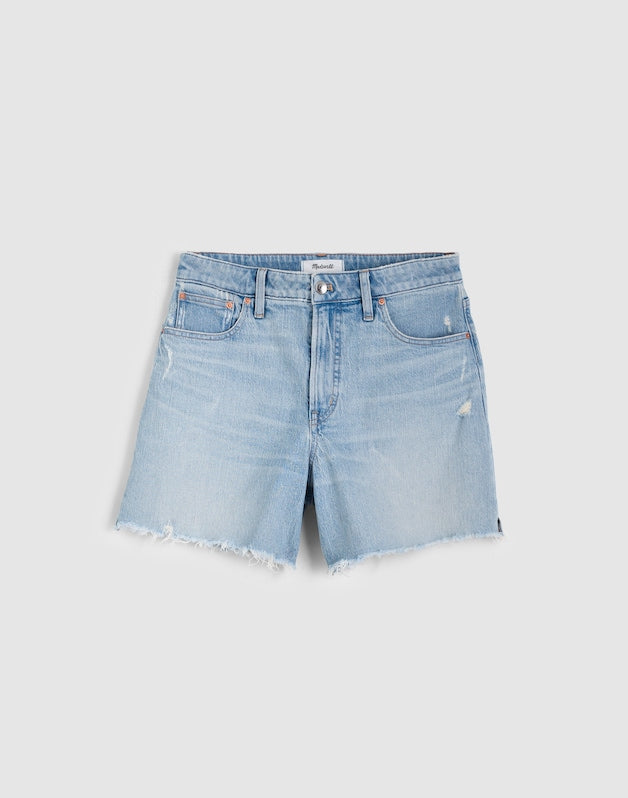The Curvy Perfect Vintage Mid-Length Short in Foster Wash FOSTER WASH