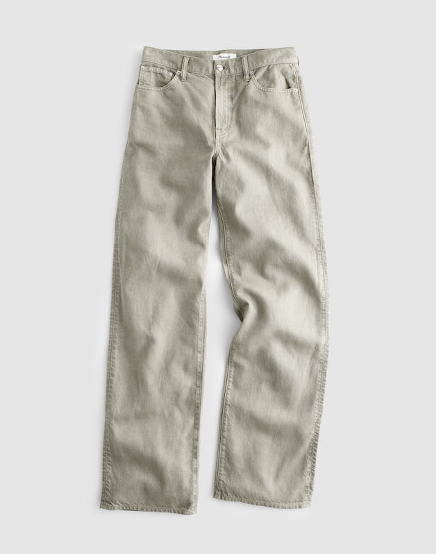 The Tall Perfect Vintage Wide-Leg Jean in Airy Denim CHATEAU OLIVE