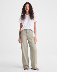 The Tall Perfect Vintage Wide-Leg Jean in Airy Denim CHATEAU OLIVE