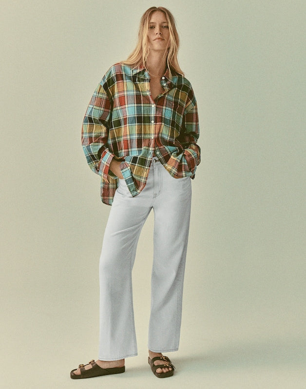 The Tall Perfect Vintage Wide-Leg Crop Jean in Airy Denim EXTRACTED SKY WASH