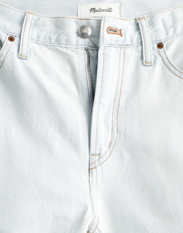 The Short Perfect Vintage Wide-Leg Crop Jean in Airy Denim EXTRACTED SKY WASH